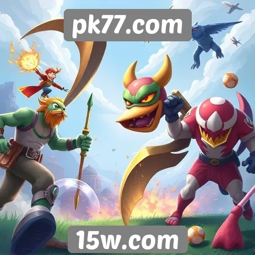 Exploração dos jogos disponíveis no pk77.com