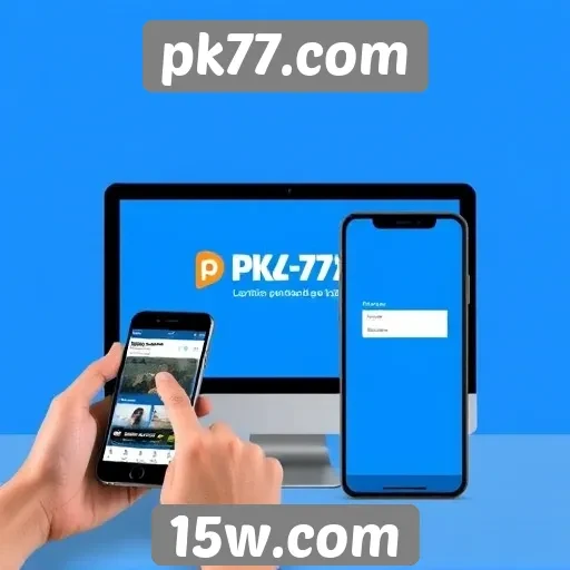 Usabilidade do pk77.com em dispositivos móveis