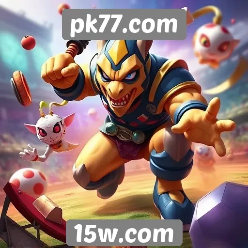 Variedade de jogos disponíveis no pk77.com